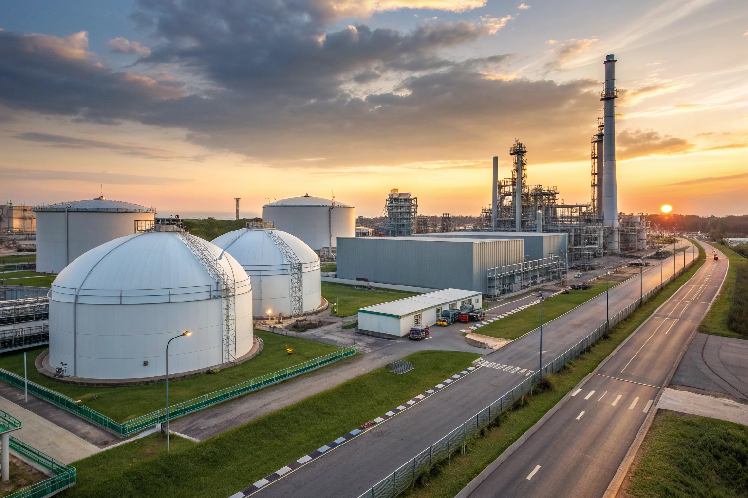 Energy and Fuel fuel tanks and distribution facility